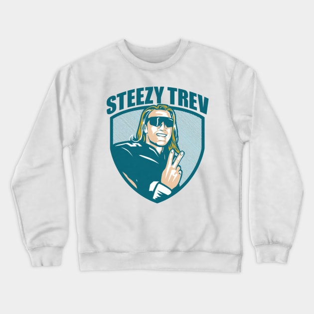 Trevor Lawrence Steezy Trev Crewneck Sweatshirt by Chunta_Design